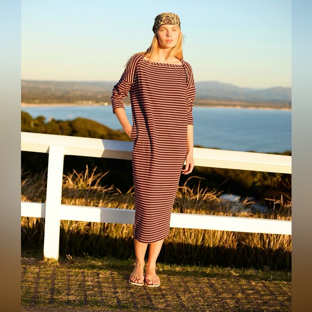 Free People Tivoli Striped Maxi Dress, NWOT